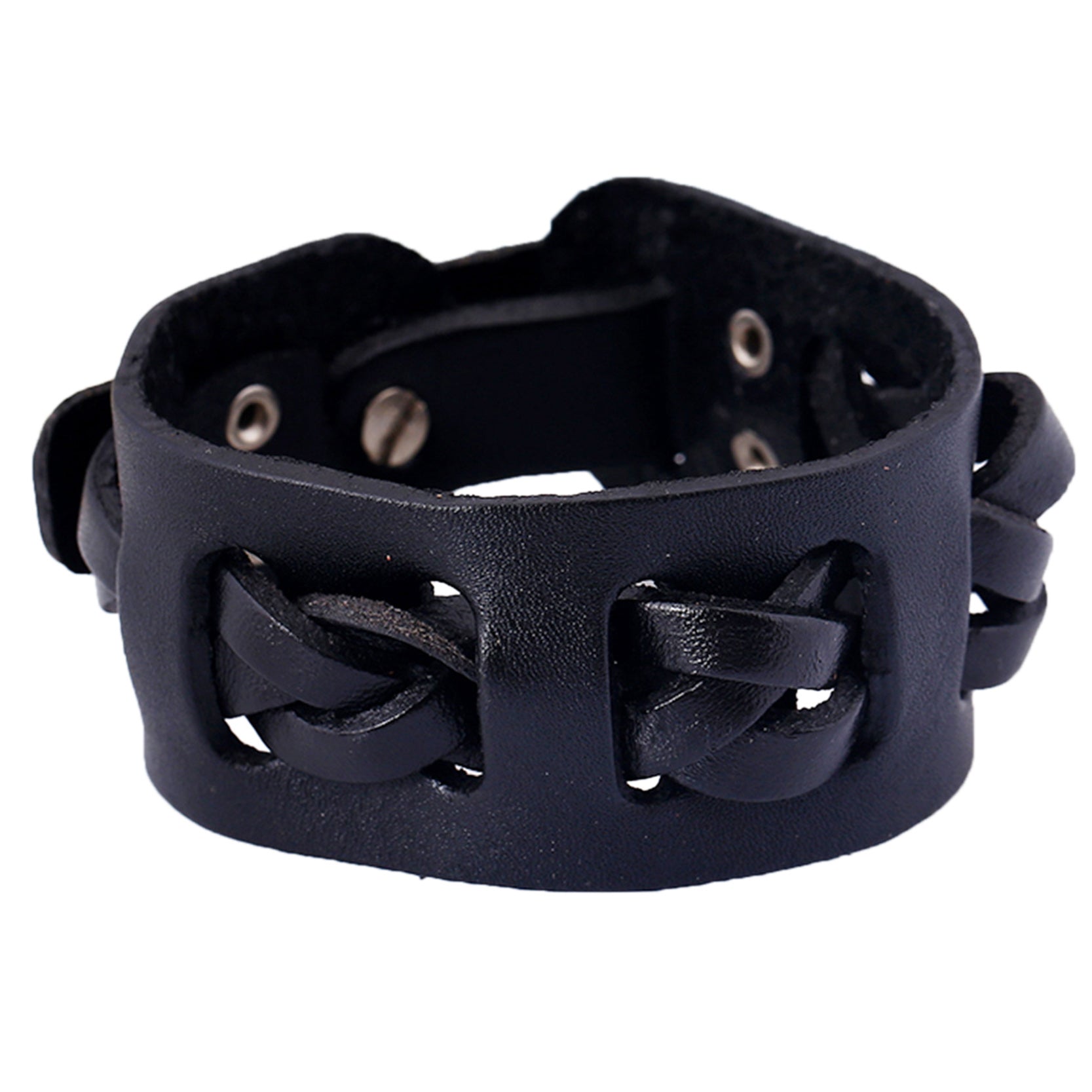 Wholesale European Retro Braided Leather Bracelets Set Adjustable