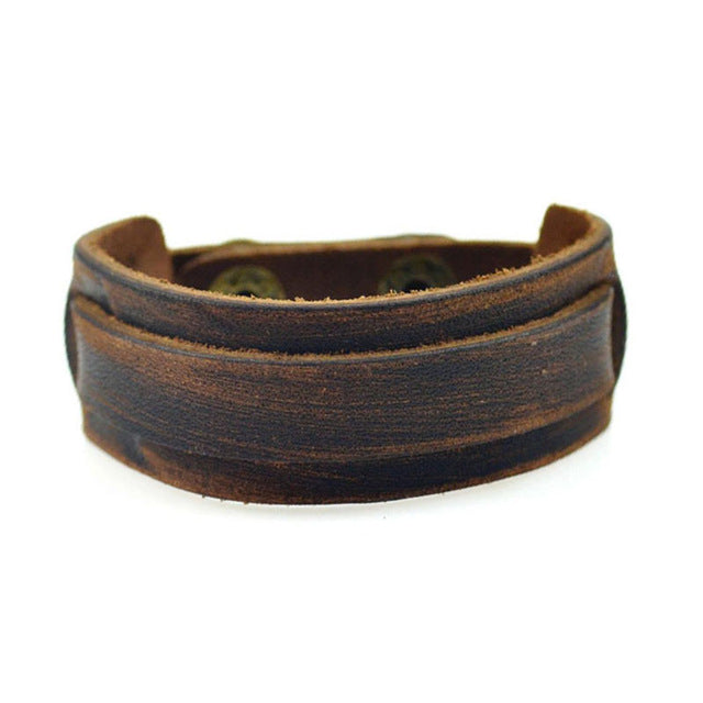 Hefty Braided Leather Bracelet – Odin Leather Goods