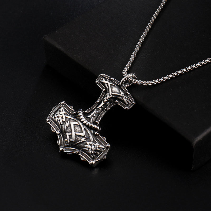 Rømersdal Replica Thor's Hammer Necklace Sterling Silver