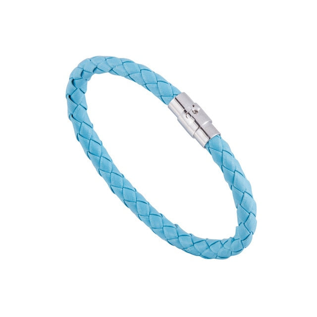 Macrame Leather Bracelet (Fun with Leather - Series 2) — Blue Door Beads